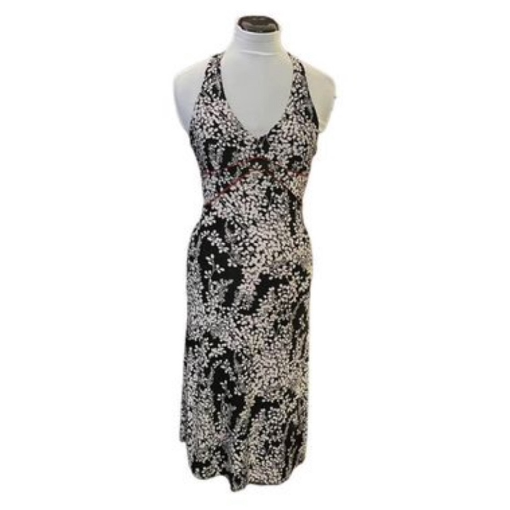 Georgiou Backless Black & White X-Small Cocktail Dress